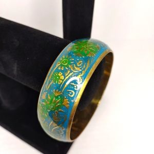 Vintage enamel bangle